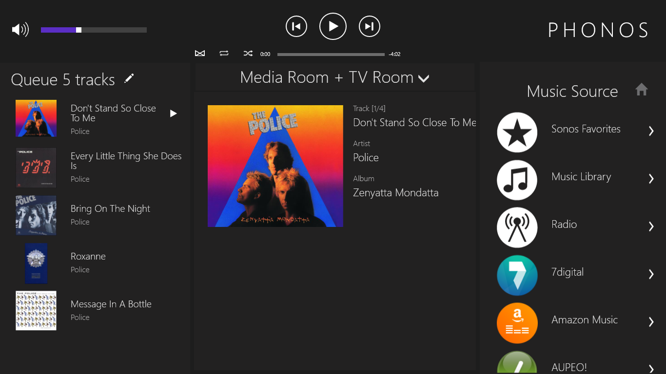 vejviser Siesta Gooey Phonos: Sonos App for Windows 8.1, Windows 10 and Windows RT